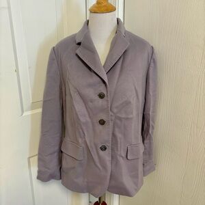 Loro Piana Cashmere Blazer Lavender G2